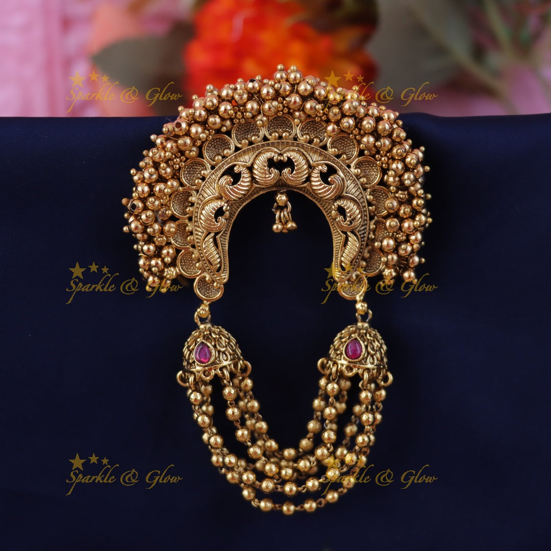 Exquisite Gold Mango Jadabilla - Elegance Redefined