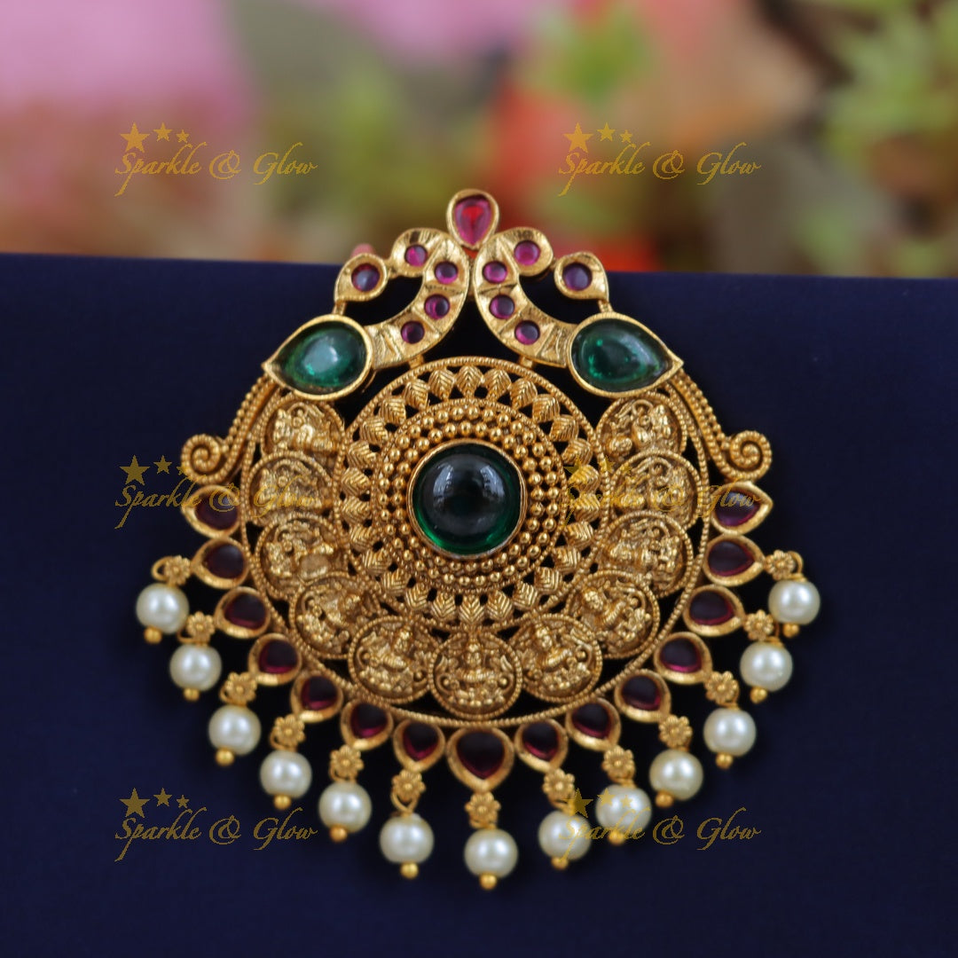 Majestic Peacock Jadabilla Hair Ornament for Celebrations
