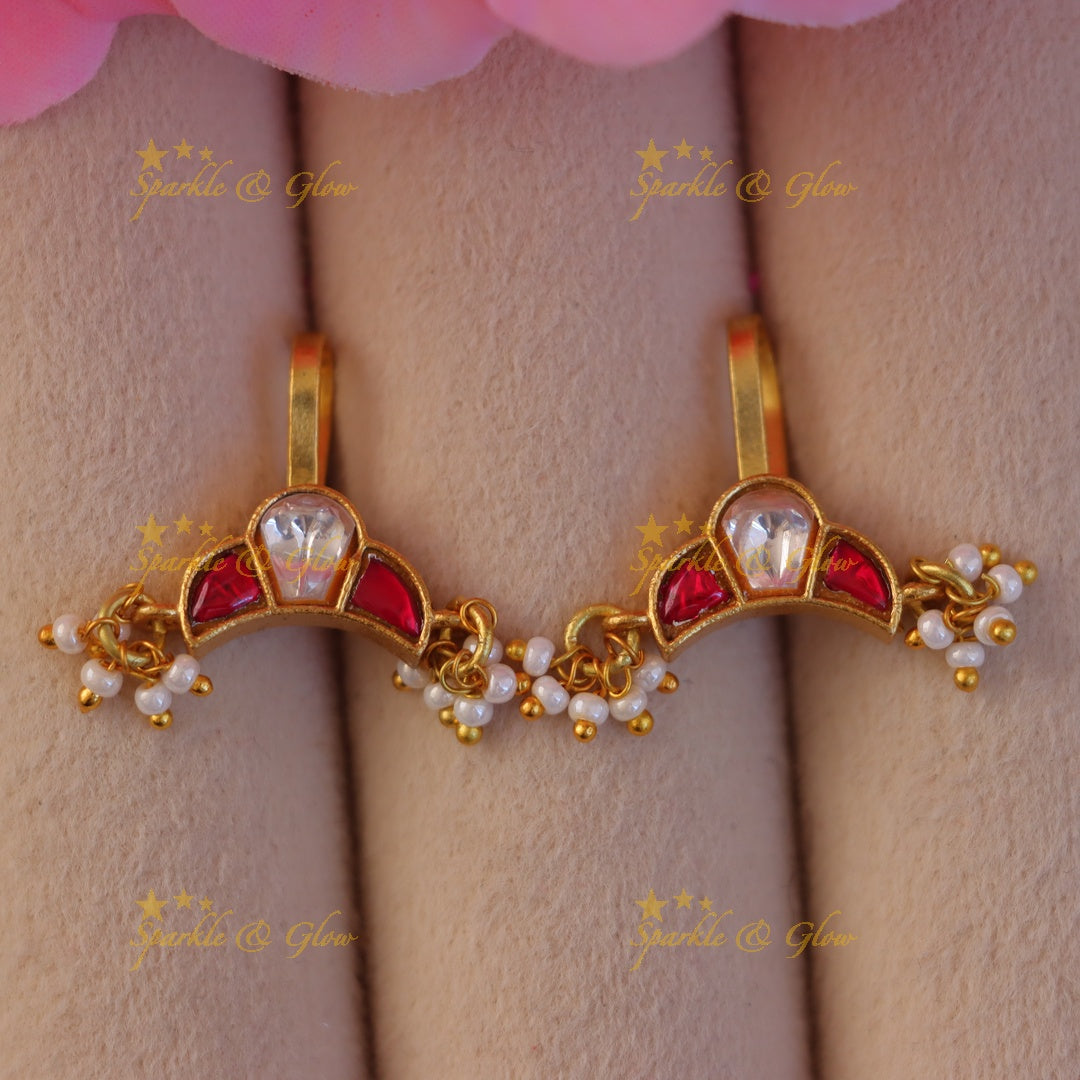 Exquisite Jadau Bugadi Earrings - Celebrate in Style