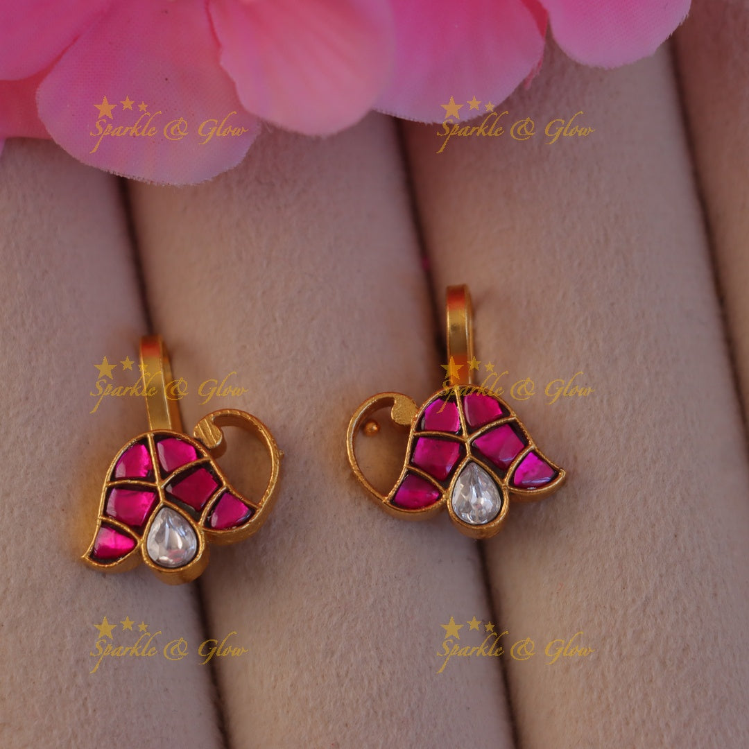 Exquisite Jadau Bugadi Earrings for Festive Glamour