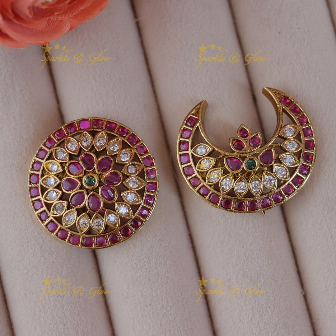 Exquisite Floral Half Moon Jadabilla Hair Accessory