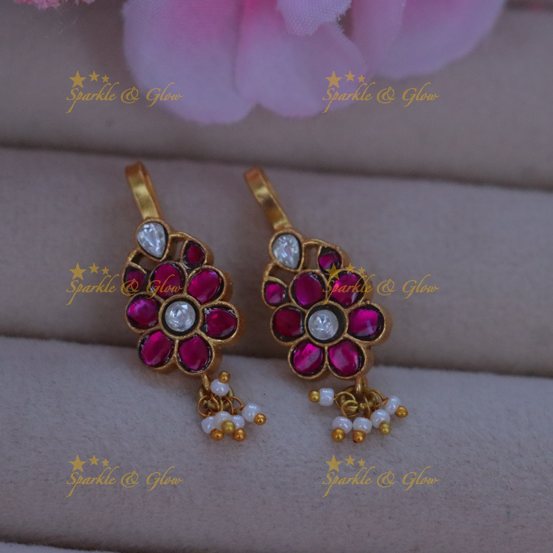 Exquisite Jadau Bugadi Earrings for Weddings & Festivities