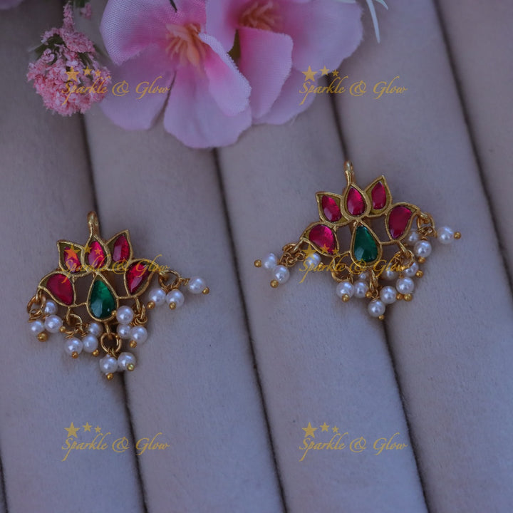 Lotus Bugadi Earrings: Festive Elegance Redefined