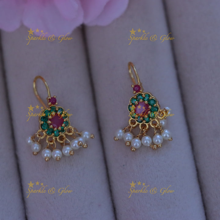Elegant Pearl Bugadi Earrings for Festive Glamour