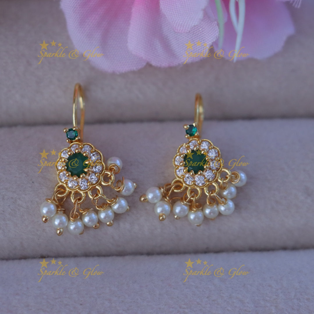 Elegant Pearl Bugadi Earrings for Festive Glamour