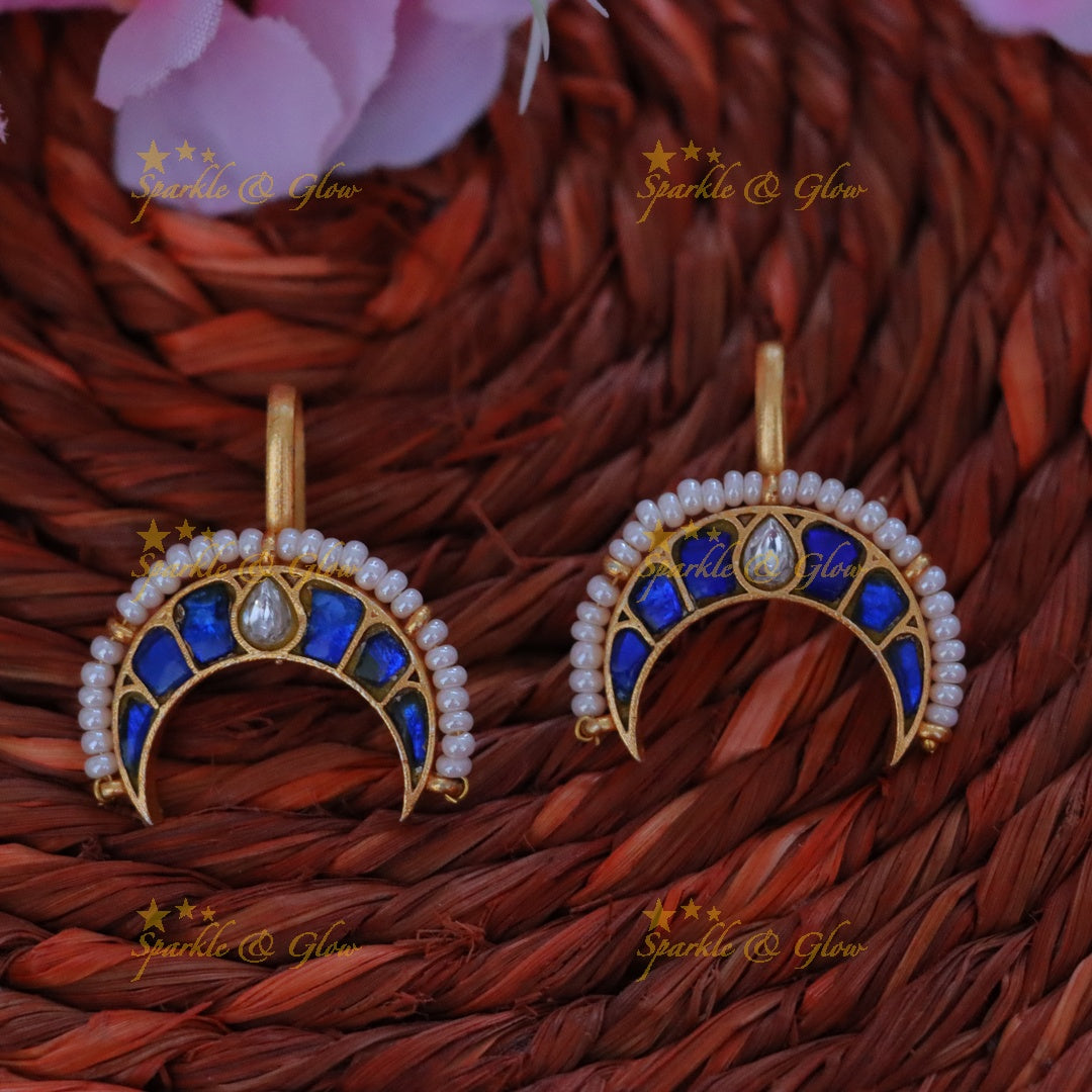 Exquisite Jadau Pearl Bugadi Earrings Online