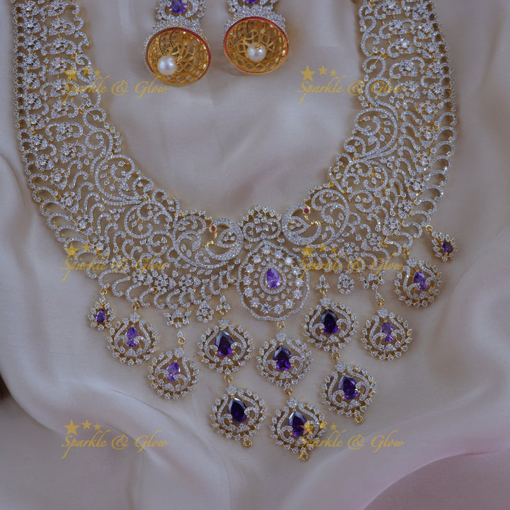 Elegant Gold-Plated Necklace - Majestic Wedding Design