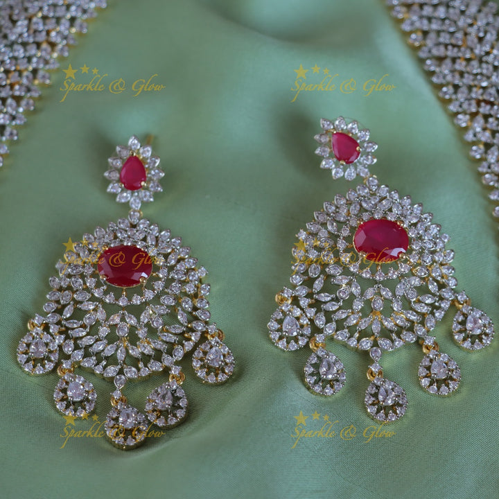 Exquisite Gold-Plated Bridal Necklace Set for Elegance