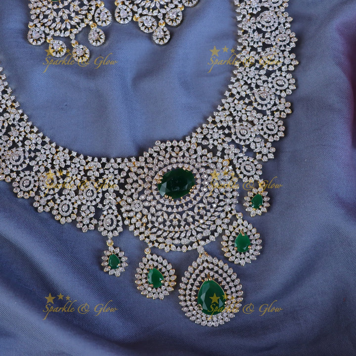 Exquisite Gold-Plated Bridal Necklace Set for Elegance