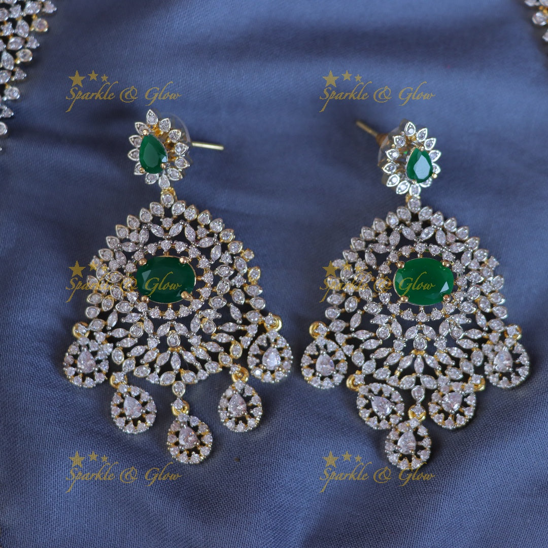 Exquisite Gold-Plated Bridal Necklace Set for Elegance