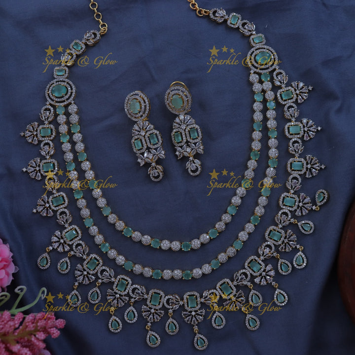 Elegant Layered Floral Necklace for Festive Occasions