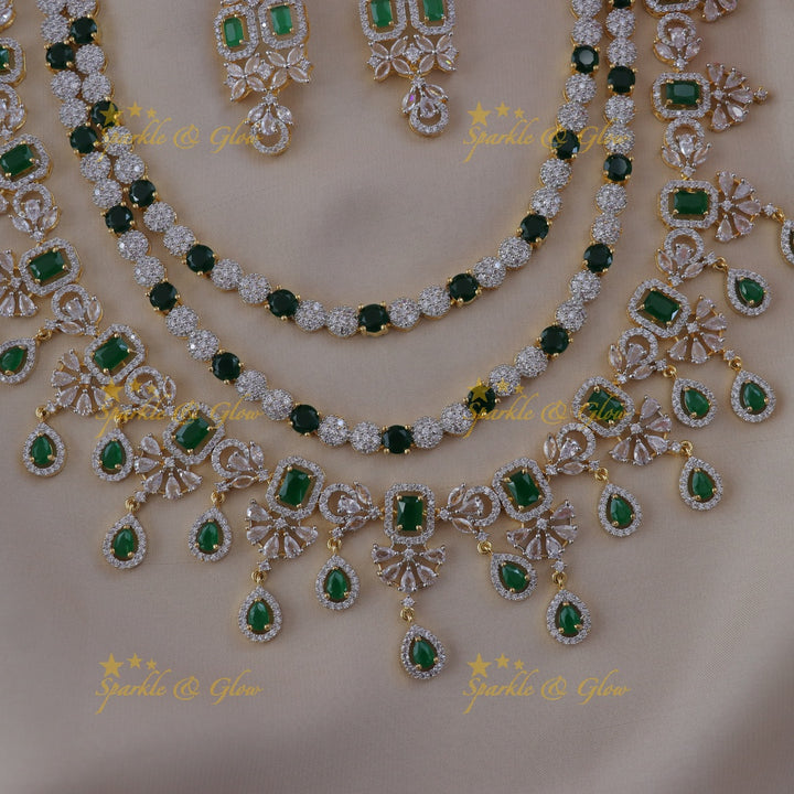 Elegant Layered Floral Necklace for Festive Occasions