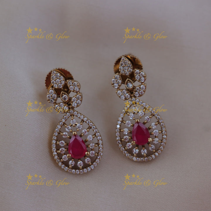 Exquisite Mango Design Necklace Set for Festive Bliss