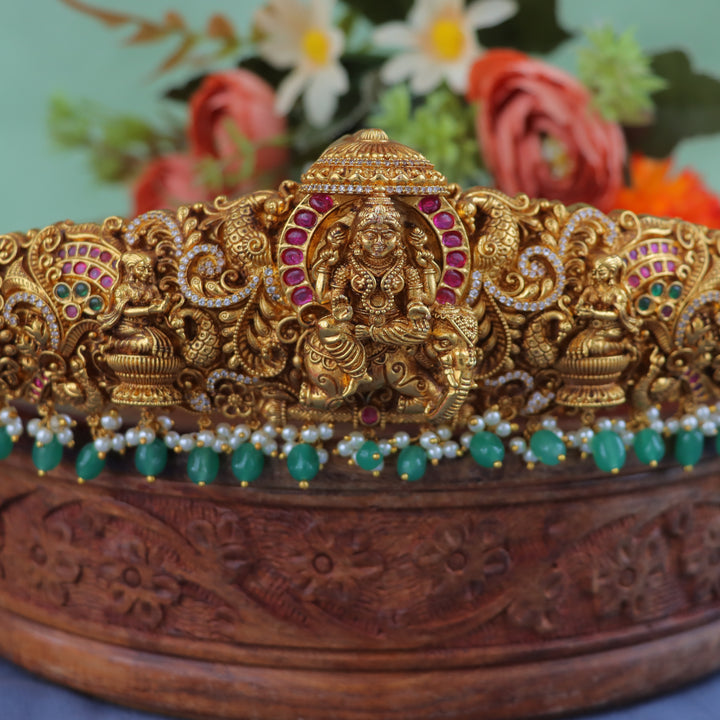 Exquisite Gold Hipbelt with Divine Motifs