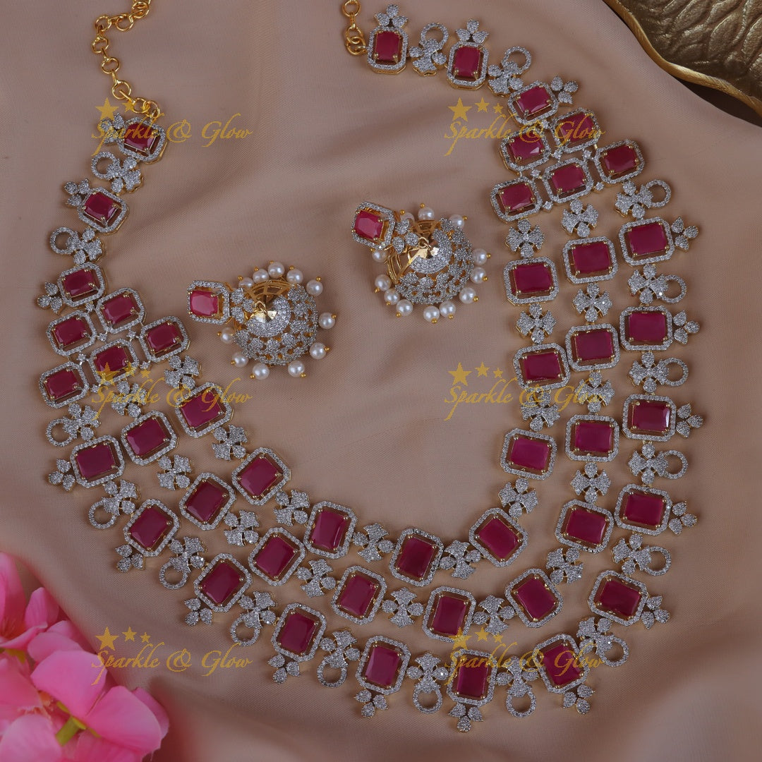 Exquisite Stone Layered Necklace for Festive Occasions