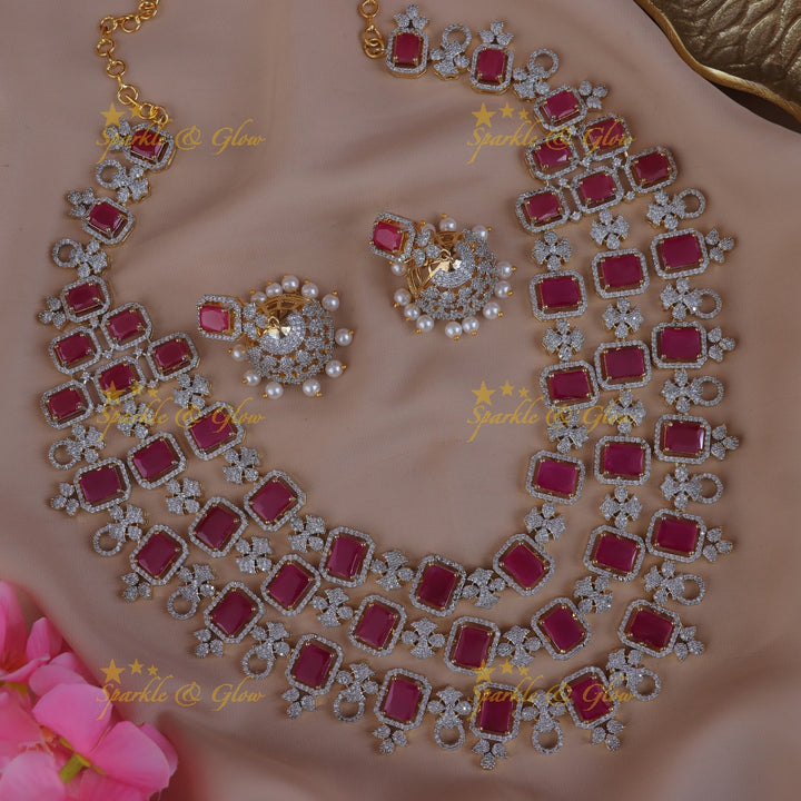 Exquisite Stone Layered Necklace for Festive Occasions