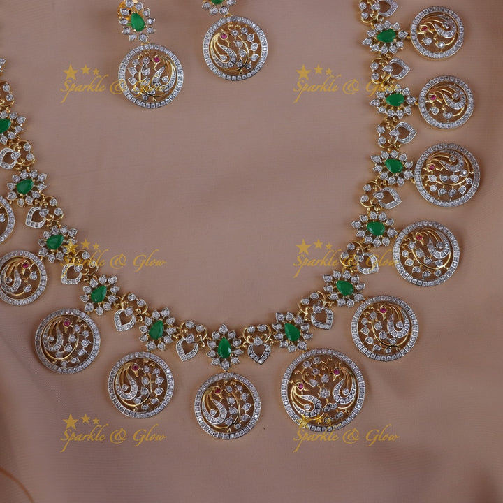 Exquisite Peacock Long Necklace for Special Occasions