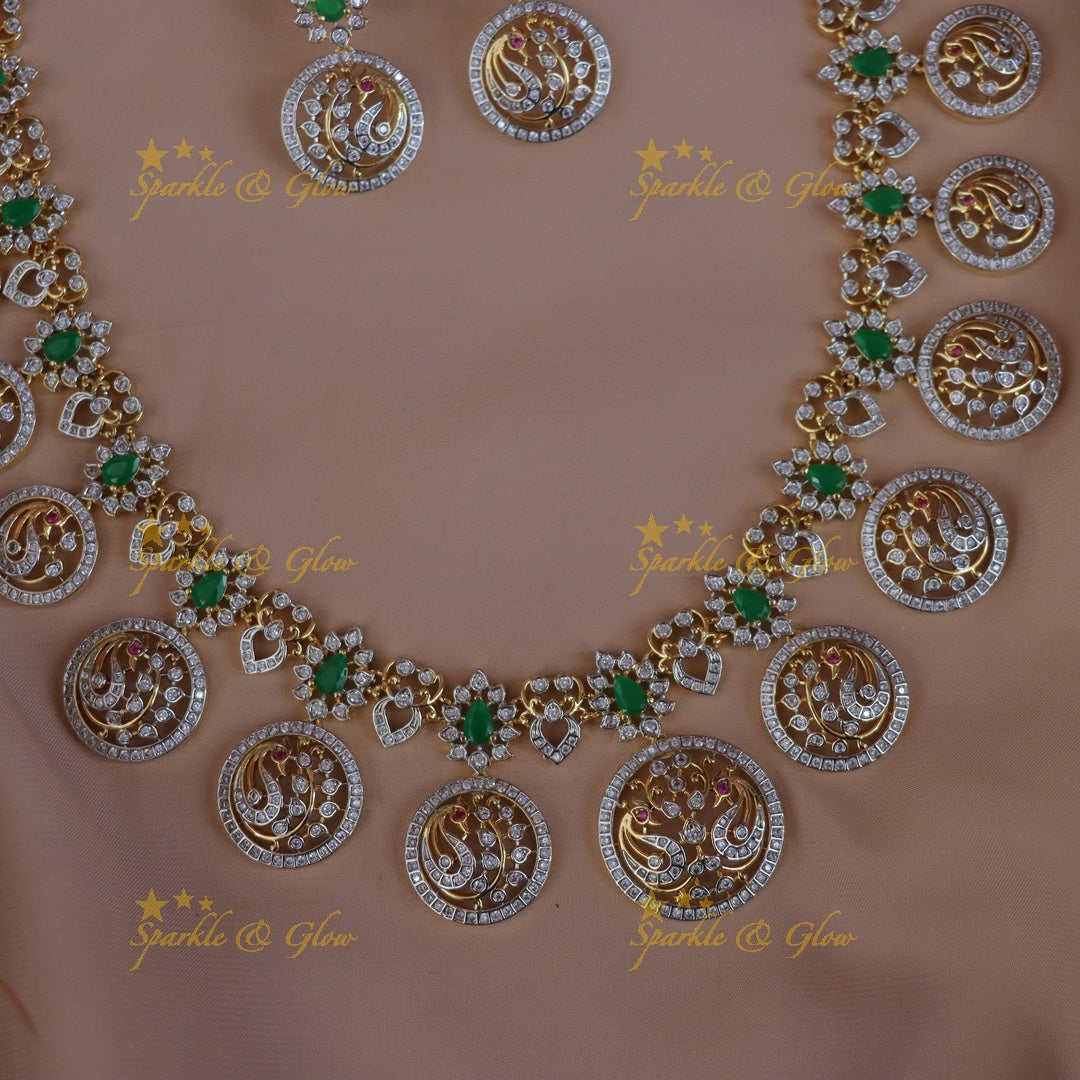 Exquisite Peacock Long Necklace for Special Occasions