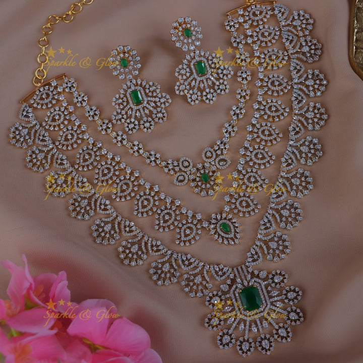 Exquisite Floral Necklace Set for Special Occasions