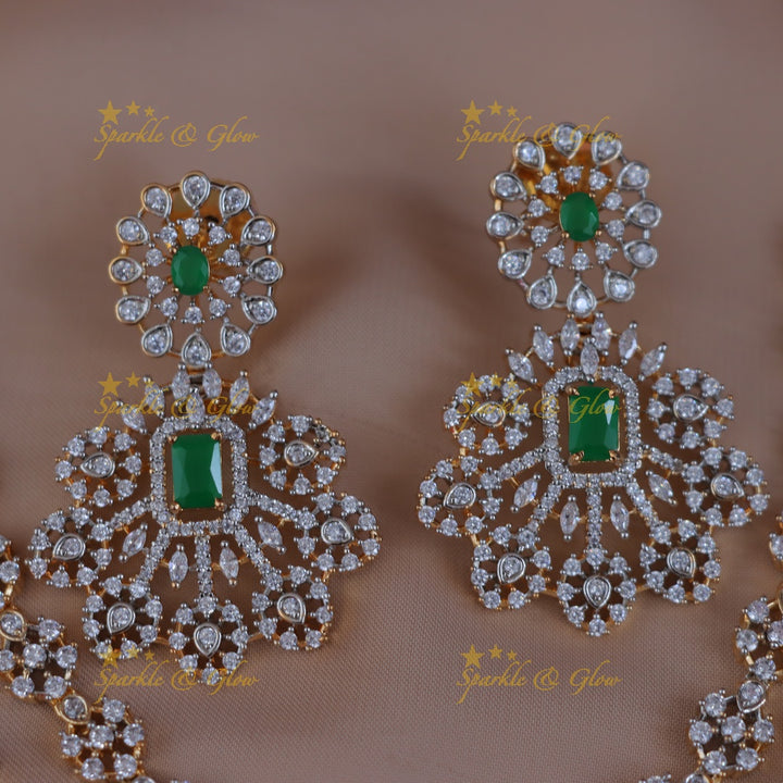 Exquisite Floral Necklace Set for Special Occasions