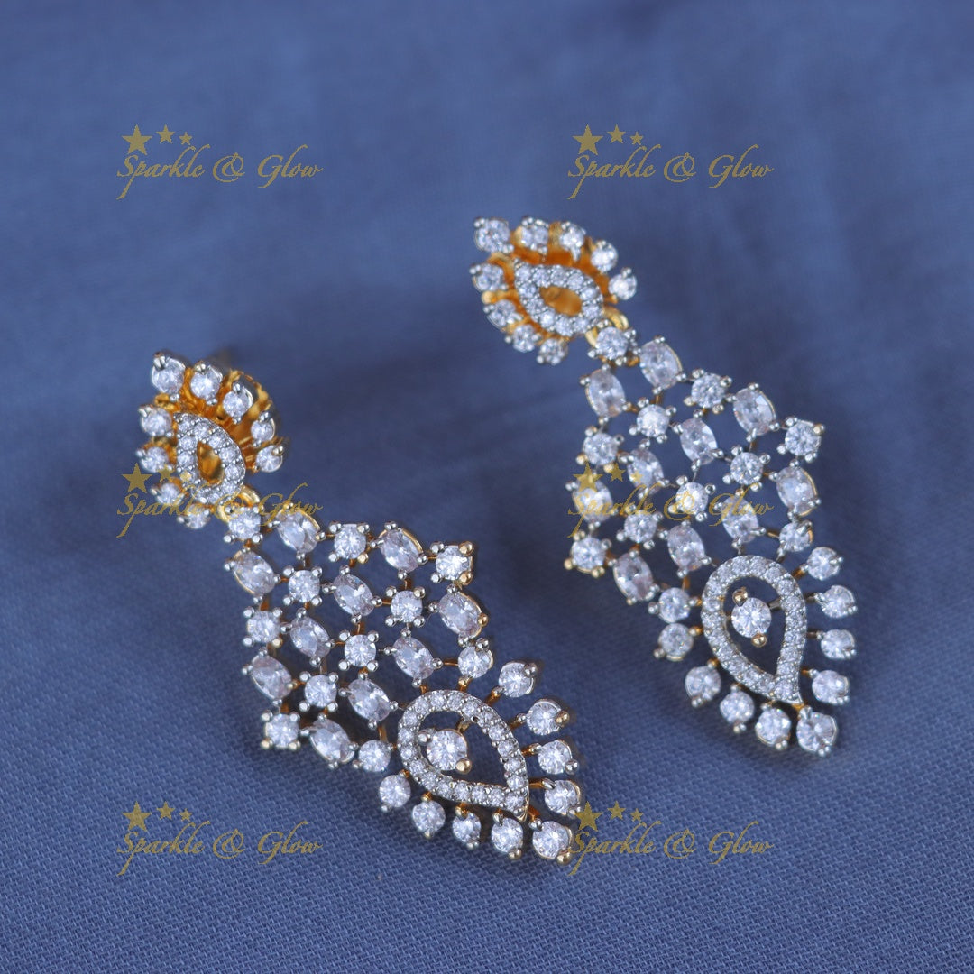 Exquisite Mango Design Necklace Set - Premium Imitation