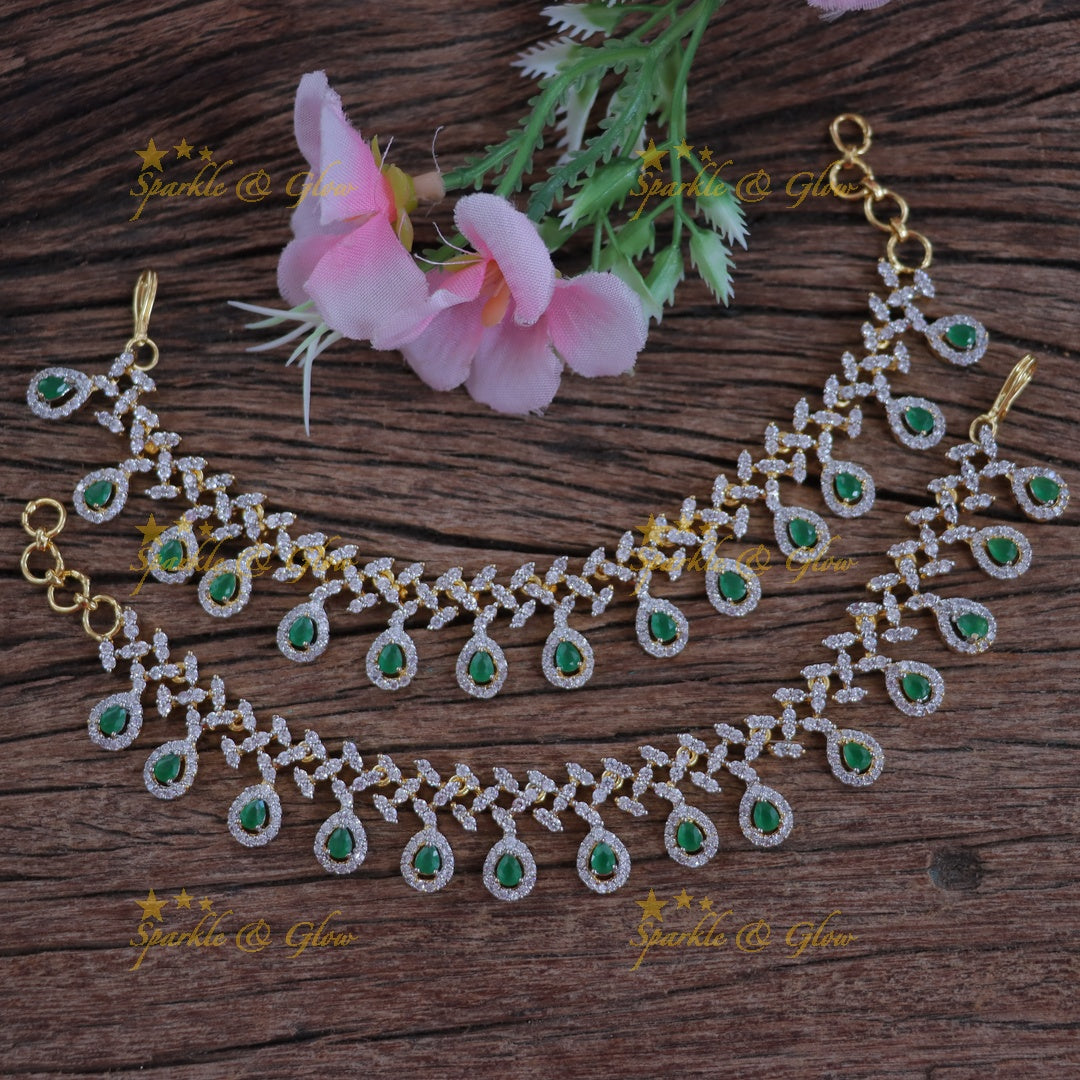 Elegant Gold Polish Ear Chains for Festive Occasions