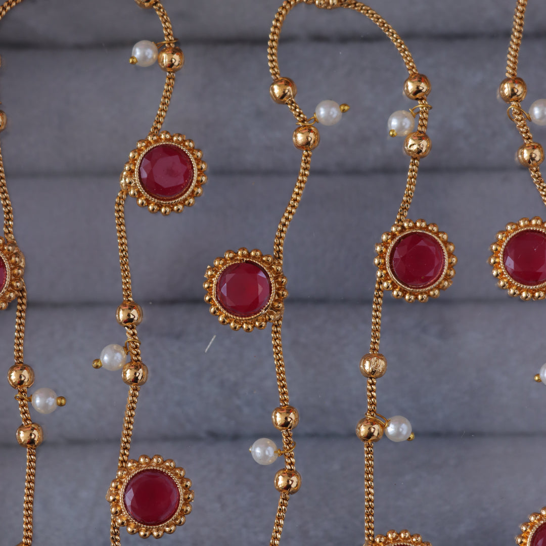 Exquisite Gold Pearl Hipchain for Brides & Festivities