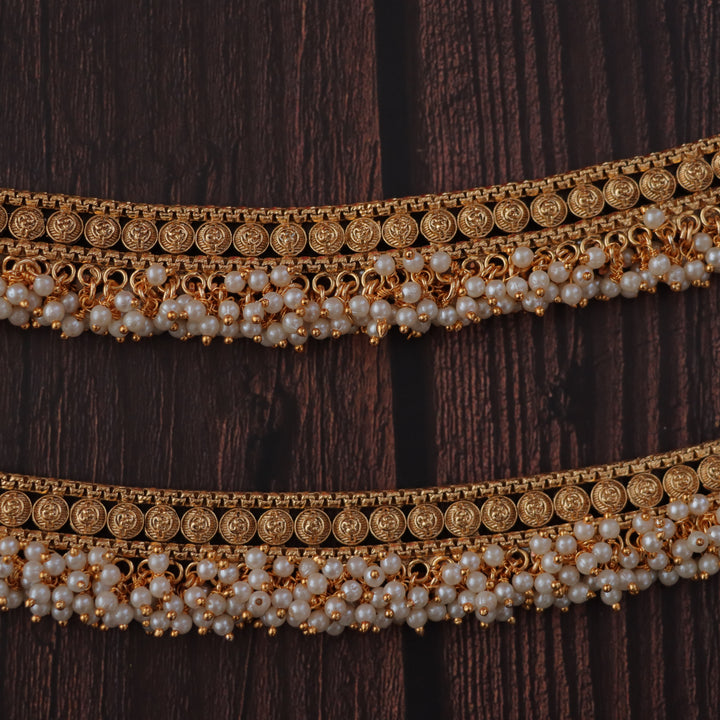 Elegant Festive Gold Anklets - Premium Quality