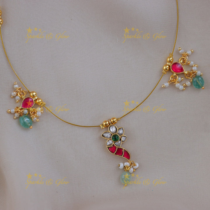 Exquisite Golden Peacock Necklace for Festive Glamour