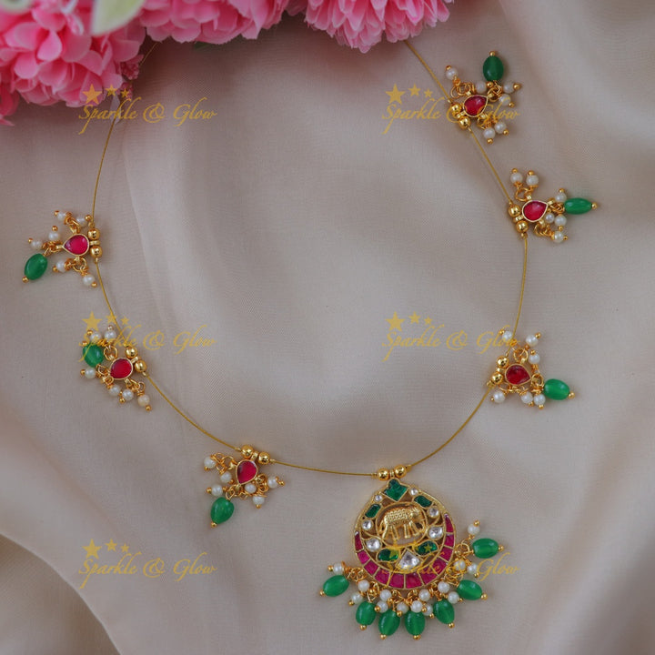 Exquisite Elephant Moon Necklace - Perfect for Every Event