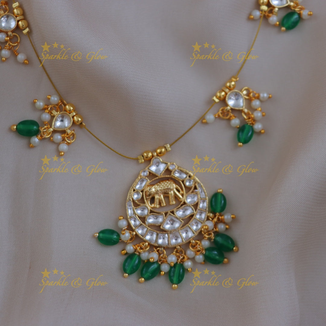 Exquisite Elephant Moon Necklace - Perfect for Every Event