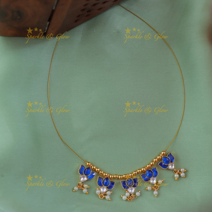 Elegant Lotus Pearl Necklace – Premium Imitation Jewelry