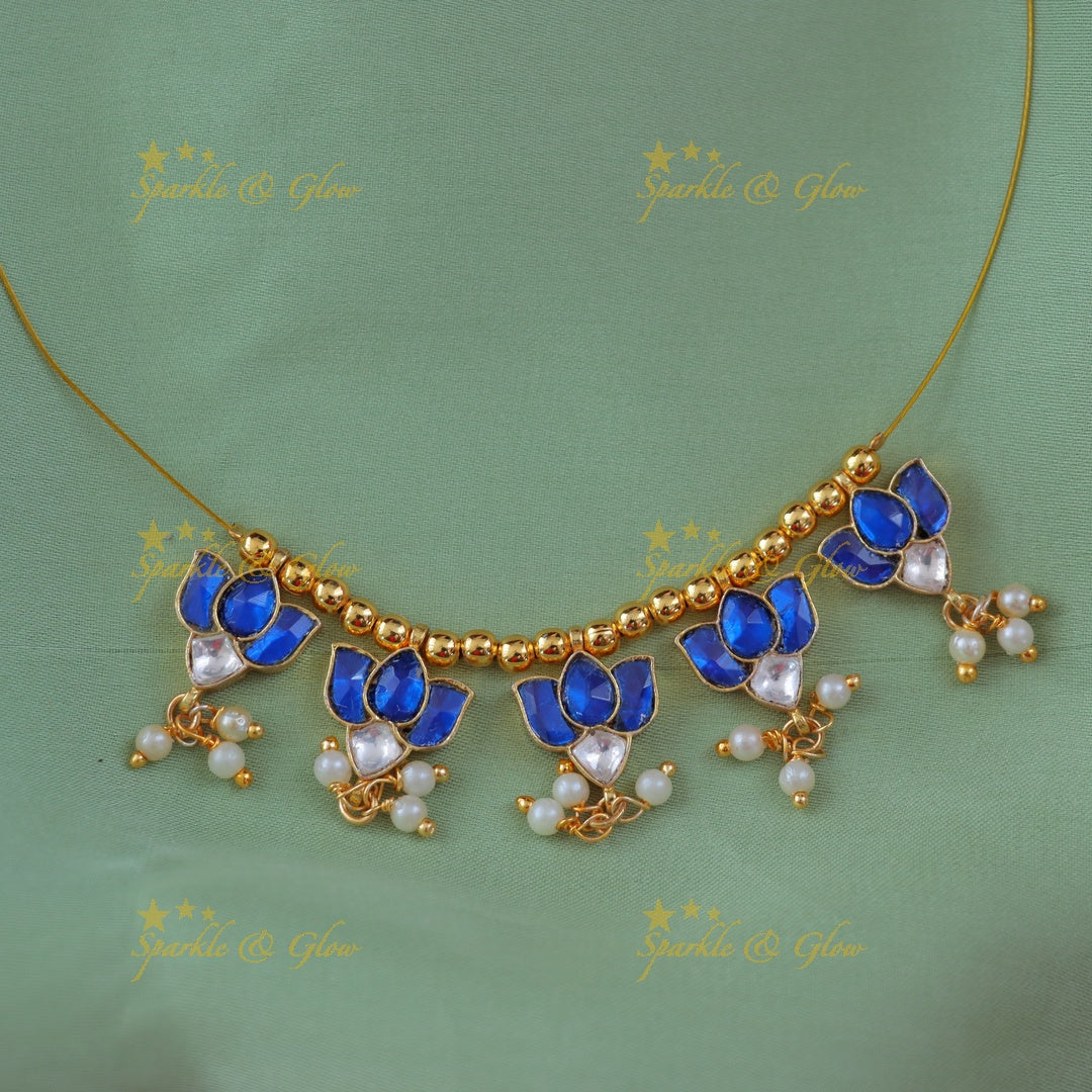 Elegant Lotus Pearl Necklace – Premium Imitation Jewelry