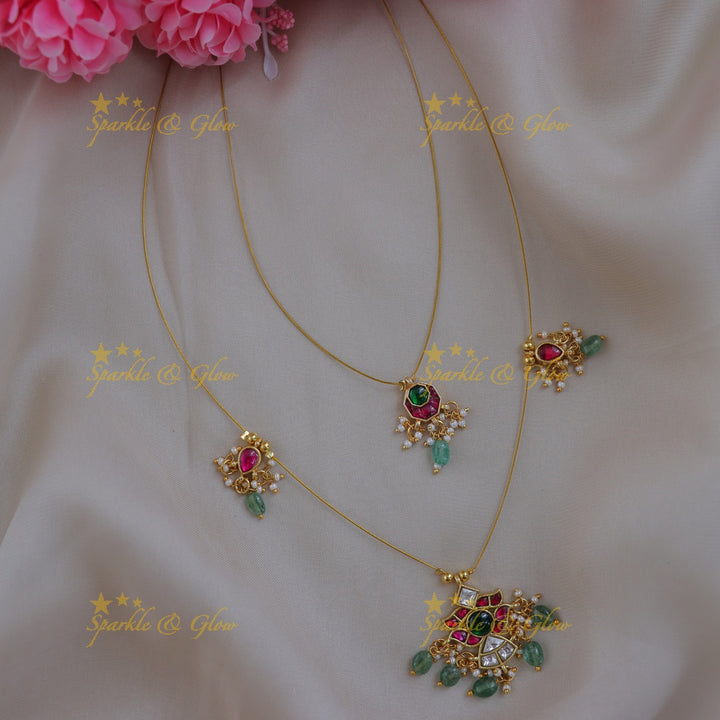 Elegant Gold Necklace Set - Perfect for Celebrations