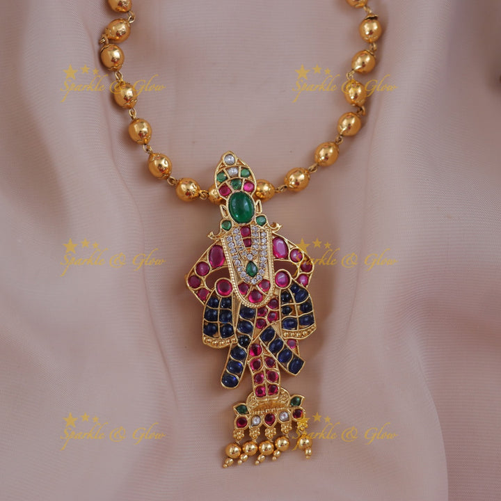 Exquisite Gold Bead Pendant Necklace for Weddings