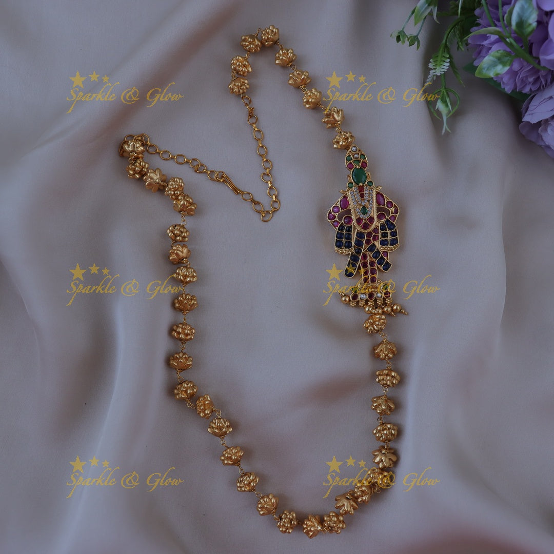 Exquisite Floral Necklace with MOP Chain - Shop Now