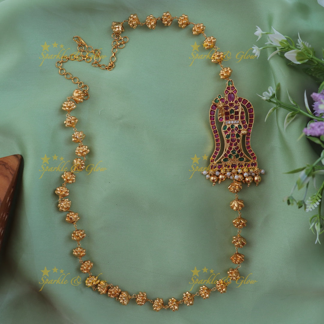 Divine God Pendant Necklace for Festive Celebrations