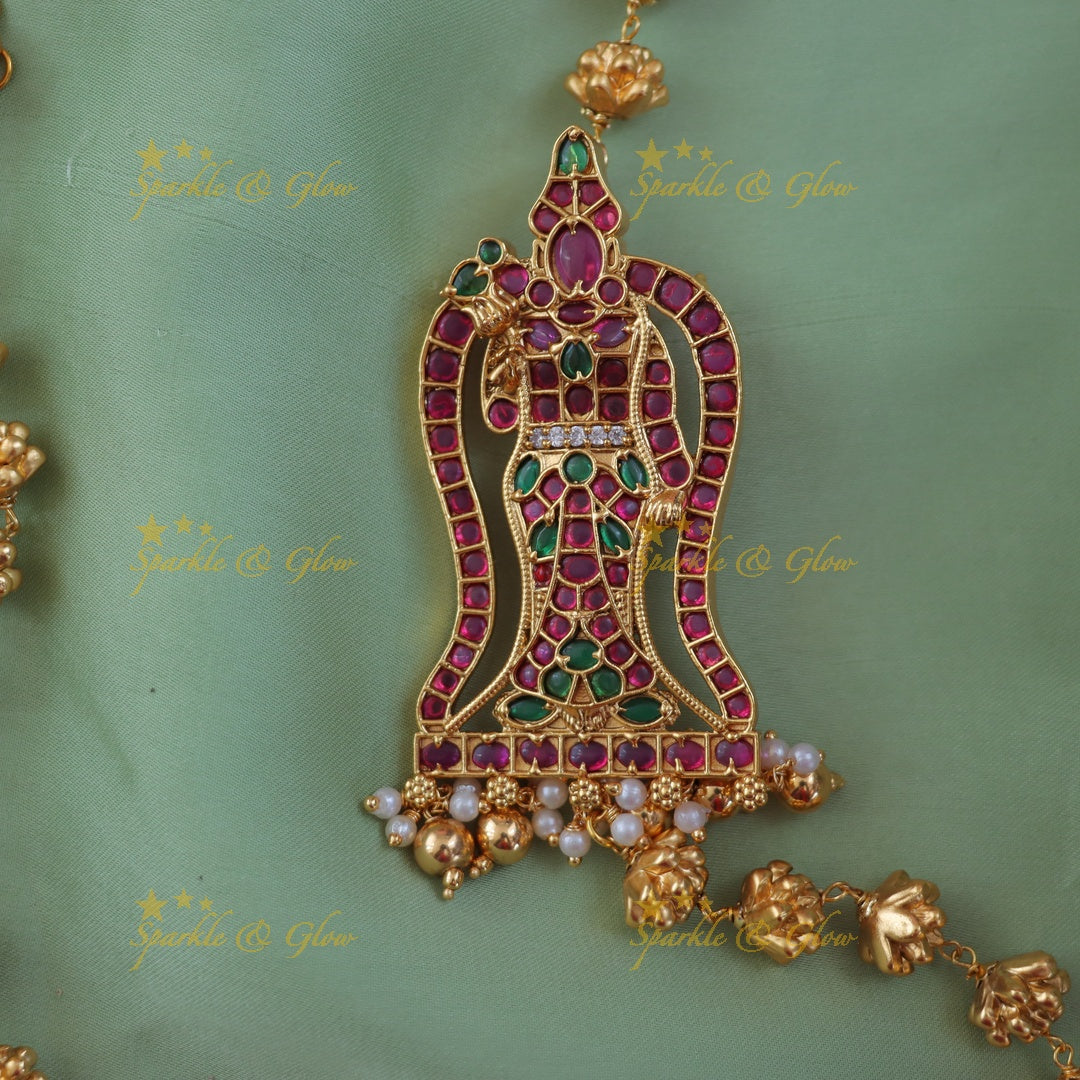 Divine God Pendant Necklace for Festive Celebrations