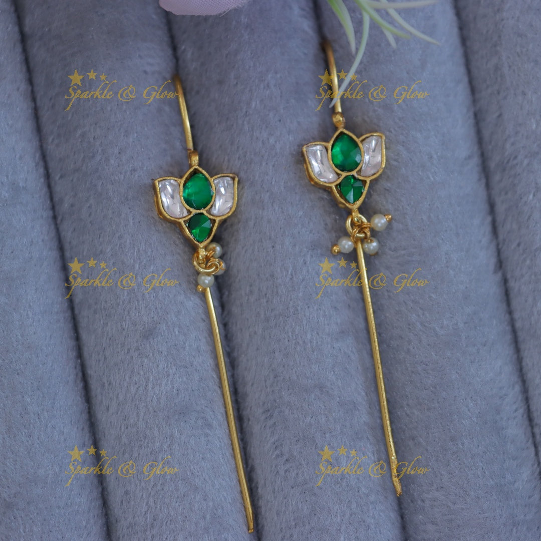 Exquisite Lotus Pearl Earcuff for Festive Elegance