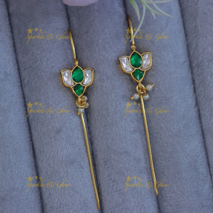 Exquisite Lotus Pearl Earcuff for Festive Elegance