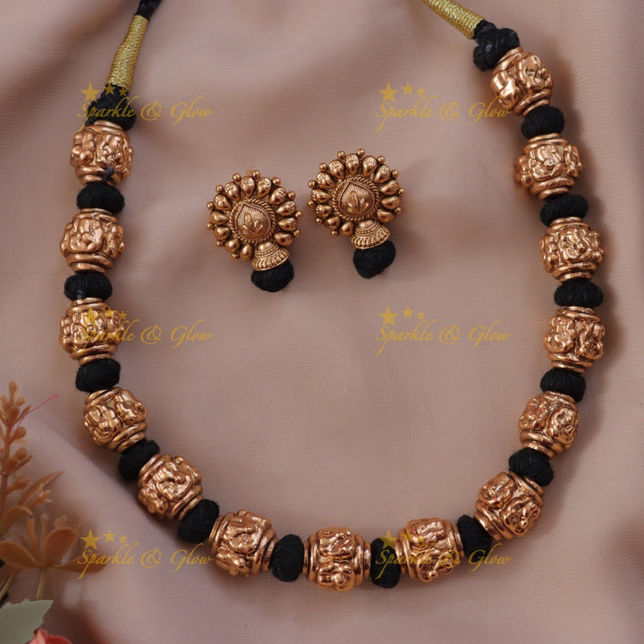 Gold Bead Necklace - Perfect for Every Celebration