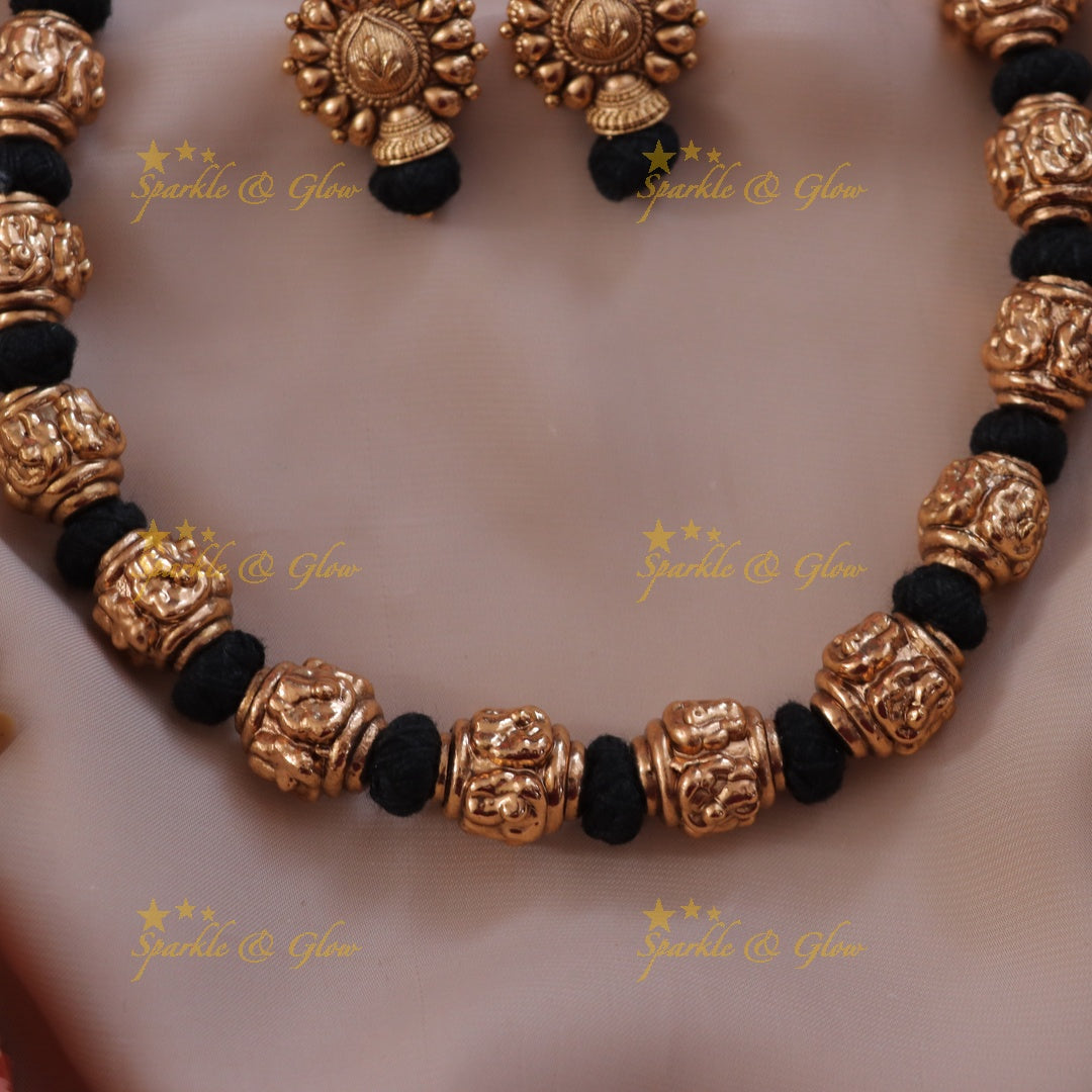 Gold Bead Necklace - Perfect for Every Celebration