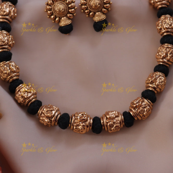 Gold Bead Necklace - Perfect for Every Celebration