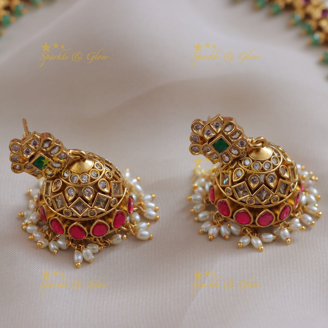 Radiant Jadau Guttapusalu Necklace for Celebrations