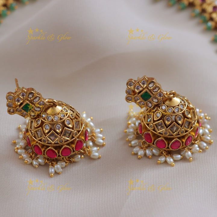 Radiant Jadau Guttapusalu Necklace for Celebrations