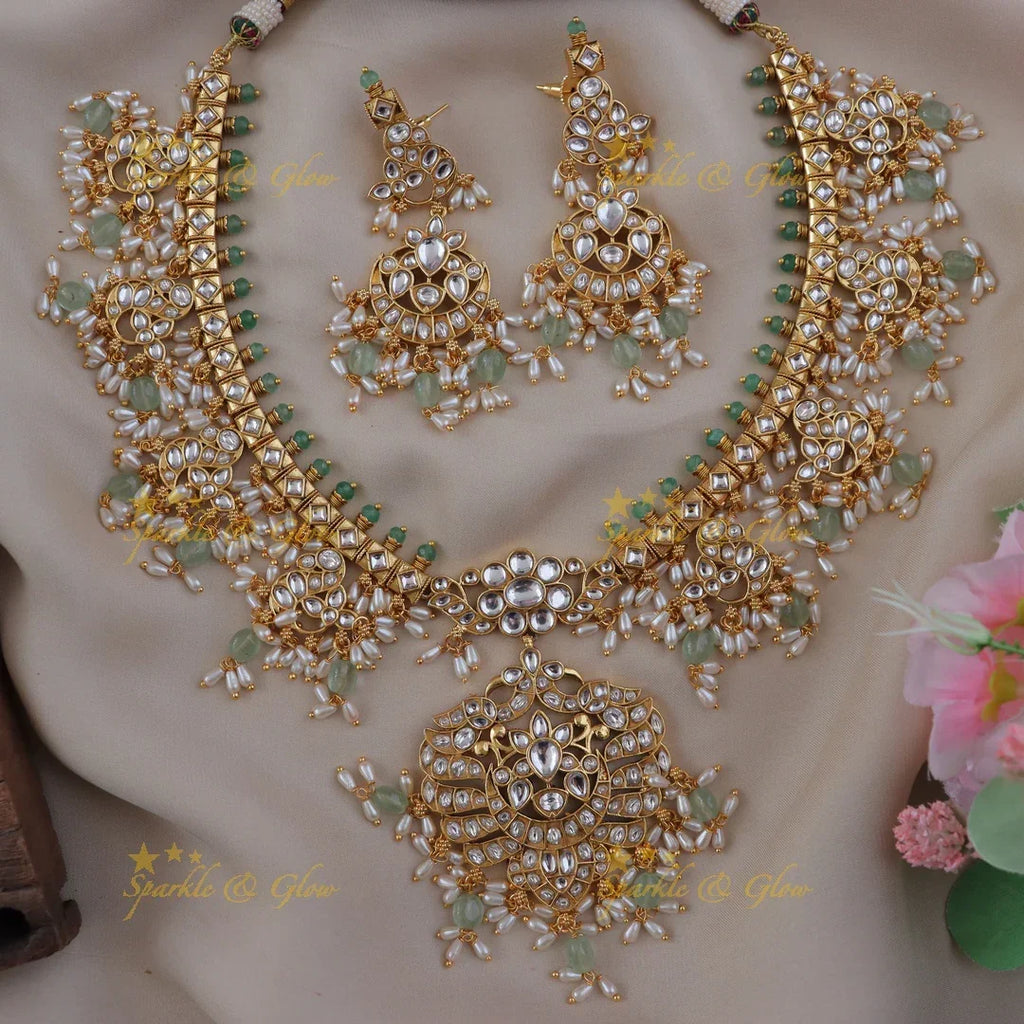Jadau Guttapusalu Necklace Set - Elegant & Timeless