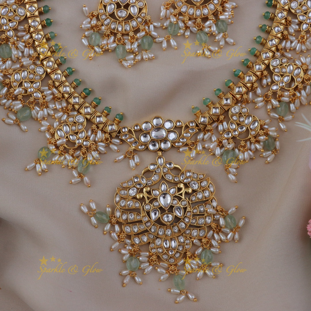 Jadau Guttapusalu Necklace Set - Elegant & Timeless