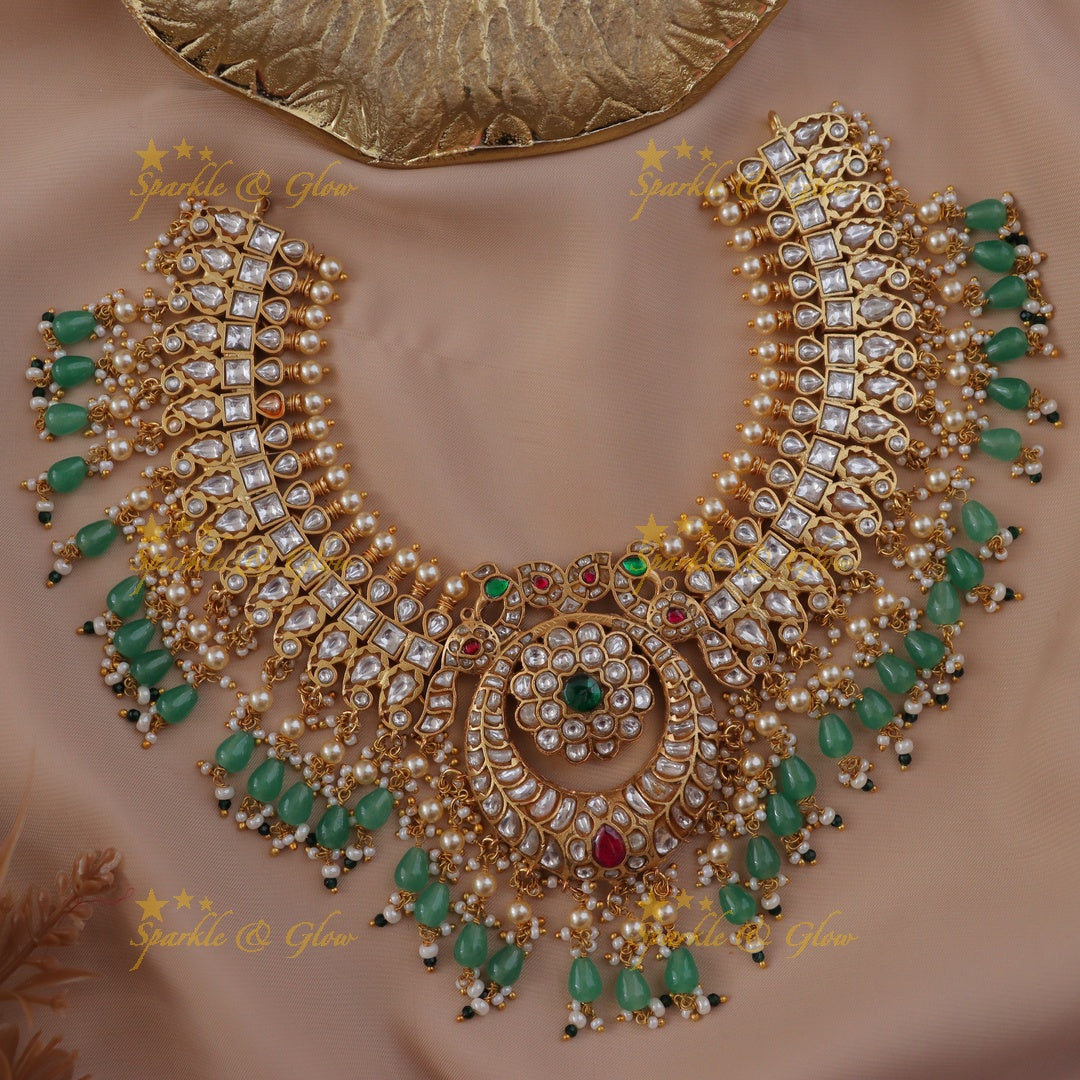 Exquisite Jadau Necklace for Graceful Brides