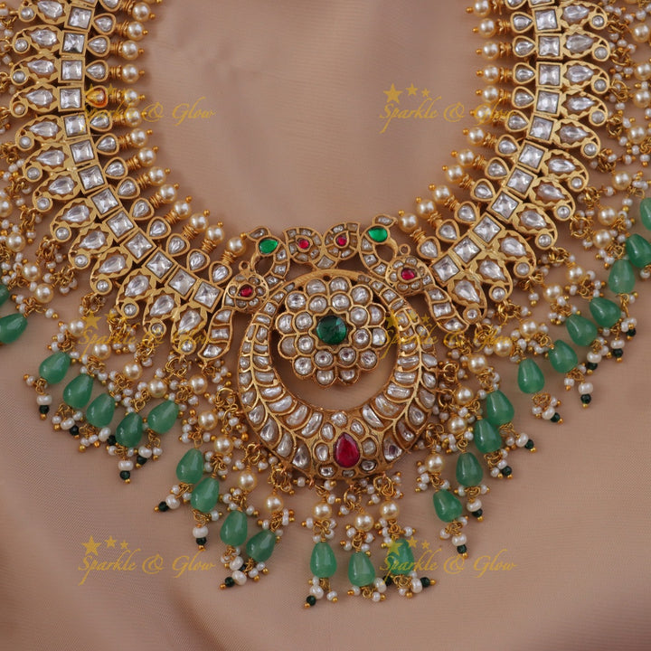 Exquisite Jadau Necklace for Graceful Brides