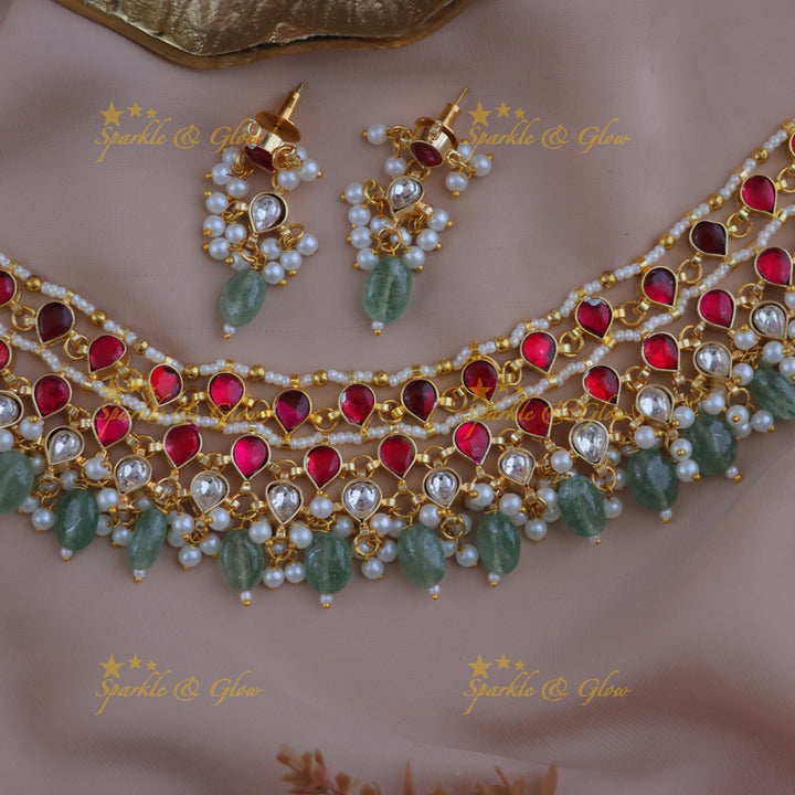 Exquisite Jadau Kundan Choker Necklace - Shop Now